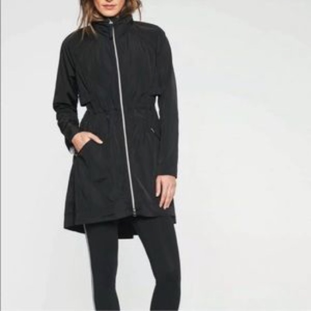 Athleta Black Full-Zip Hoodie